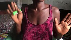 Feeling Crazy As She Smokes In The Landlord's Room, Talking Dirty In Sexy Clothes