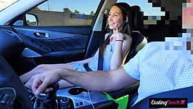 Agent Paints Rookie Doll's Face! Petite Skinny Wet Pussy In Bent Over Sex.