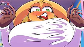 In this compilation, snake girls show off their big tits and cum scenes