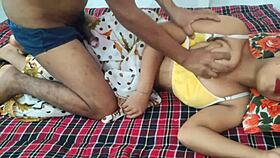 indian bhabhi rides daver hard while husband is away