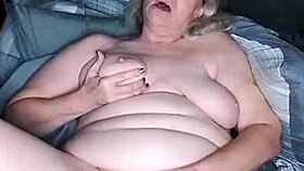 Hot Milf Feels Intense Pleasure Masturbating Before Bed