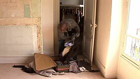 A beautiful girl is having sex with two cocks at once