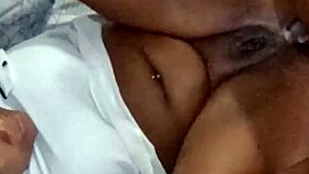 i'm playin with the whore's big ass and cummin on it