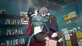 Jane Doe in Zenless Zone Zero 3D cartoon