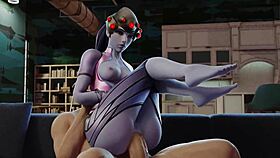 Enjoying Widowmaker's SFM HMV Scene