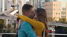 What he's been dreaming of: intense office sex with teen 18+ pied