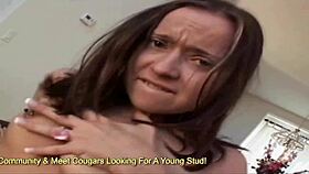 little jersey jaxin adjusts her panties and enjoys a treat