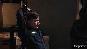 Lulu dominates young rookie cop with intense emotions