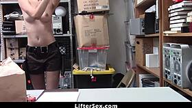 officer, why are you tying me up? scarlett bloom gets banged hard for shoplifting.