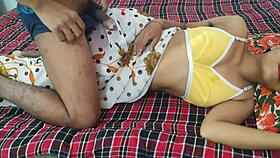 indian bhabhi rides daver hard while husband is away