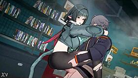 Jane Doe in Zenless Zone Zero 3D cartoon