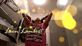 Hottest redhead in the bathroom with a t-shirt and panties then takes off her underwear to show her ass and pussy, so sexy