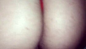 Intense pussy sucking in 69 position with oral action in a thong!