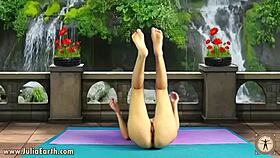 day 19 of gpp challenge, julia v earth recovers fast to train nicely.