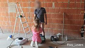 Almost caught cheating with coworker on site