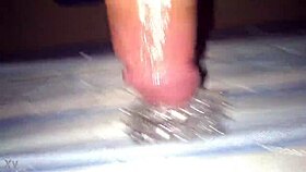 Masturbating with my rubber toy feels amazing. It's so intense!