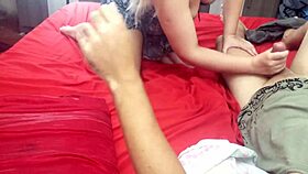 unfaithful latina wife fucks lover behind cuckold's back 😏