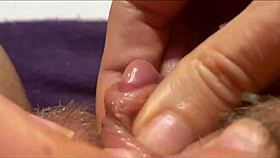 big clit orgasm closeup