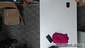 Police raid on apparel theft.