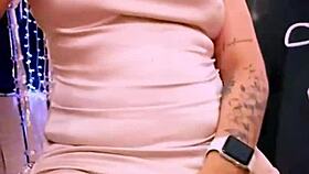 latina wife showing off her ass at friend's wedding