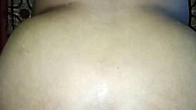 Auntys creamy pussy gets fucked bent over!