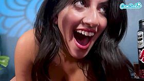 Monster Tits Babe Fingers Wet Pussy