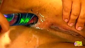 Very sexy babes in a vintage lesbian porno make each other orgasm with a dildo