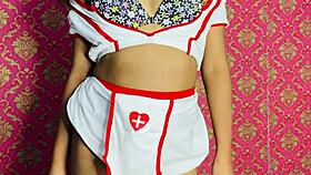 indian nurse helping me to get my dick erection back