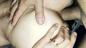 the couple making homemade videos, milf cowgirl on monster cock anal and pussy