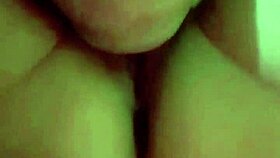 licking that neighbor wife's plump pussy while she's alone.