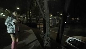 paseo en tanga flashing outdoors 😏