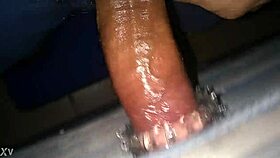 Masturbating with my rubber toy feels amazing. It's so intense!