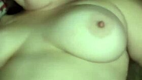 Hairy pussy dripping with cum after intense creampie session.