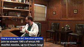 Girl Journalist Interrupted By Brunette With Toys And Vibrator.