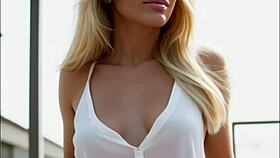 Her private pictures accidentally exposed to the public outdoors