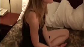 Two Petite Teens Explore Fetish in Hotel Lingerie