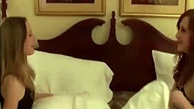 Two Petite Teens Explore Fetish in Hotel Lingerie