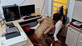 Woke up horny, asked half-brother for a nice fuck