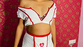 indian nurse helping me to get my dick erection back