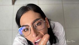 Aspiring Secretary Does Everything To Win The Job - Alicia Trece Anal Solo!