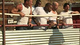 Keisha Grey Surrounded By A Group Of Hard Cocks In This Intense Gangbang Orgy. Brunette Babe Takes Every Inch Deep.