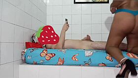 Friend Swallows Big Cock After Netflix Invite On Halloween