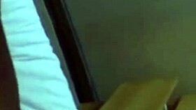 A quick hotel fuck ends with a huge cumshot on her tight asshole