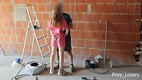 Almost caught cheating with coworker on site