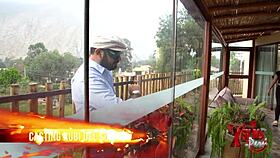 Peruvian babe gets her pussy broken in casting! 😱