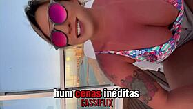 Wanna see that big black cock rubbing my pussy?