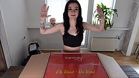 petite 18+ girl fucks guy with strapon like a real doll from tantaly 😍