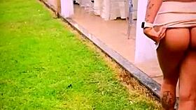 latina wife showing off her ass at friend's wedding