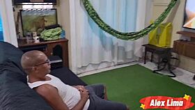 My naughty friend sedated the old lady to fuck me secretly