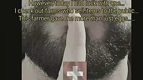 Straight Farmer Guy Convinced To Give Blowjob And Handjob On Ranch